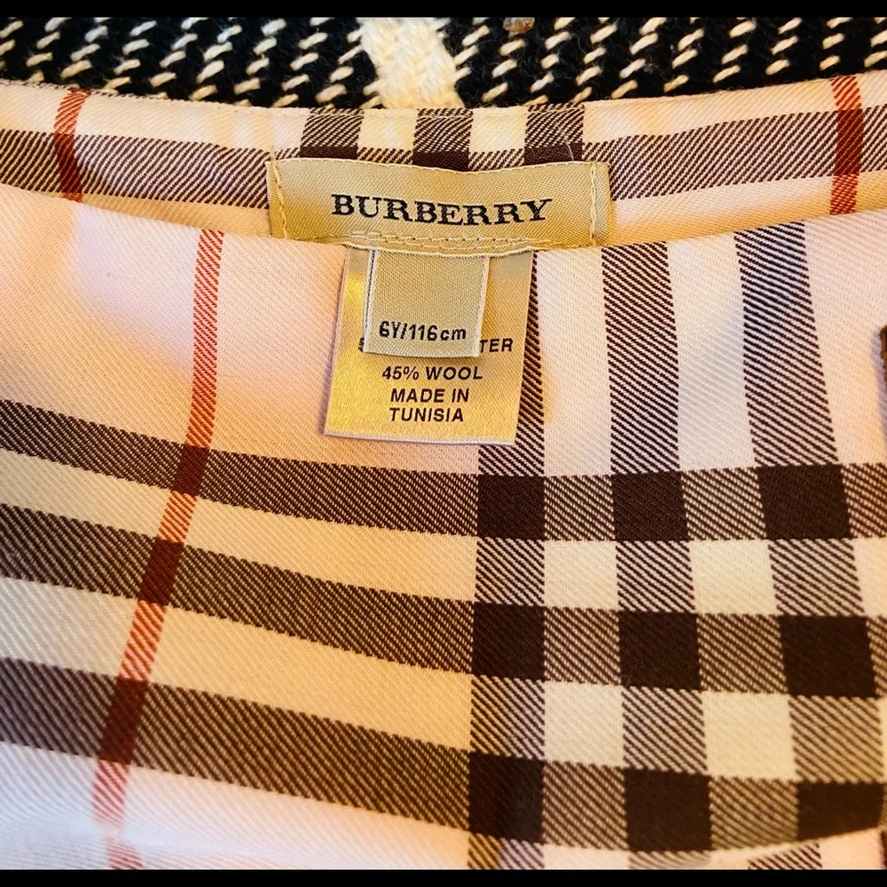 Burberry Pink Plaid Pleated Skirt with Buckle Detail